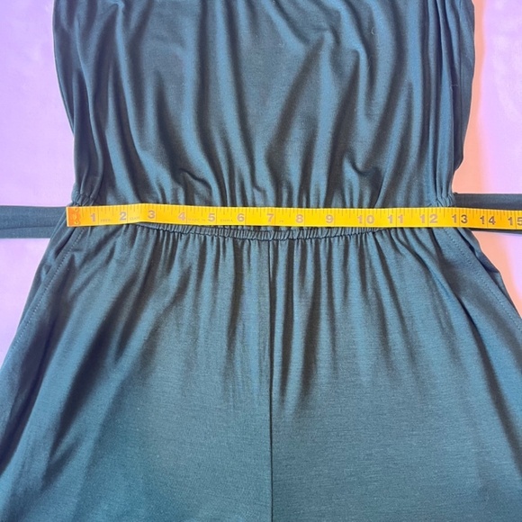 Trina Turk Jumpsuit Deep Ocean Teal - Picture 5 of 14